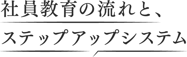 社員教育の流れ